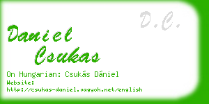 daniel csukas business card